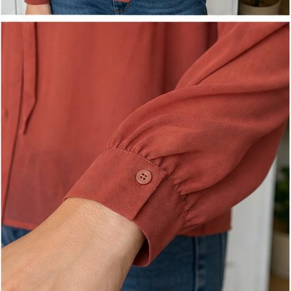 Rust Cami Blouse - Picture 5 of 6